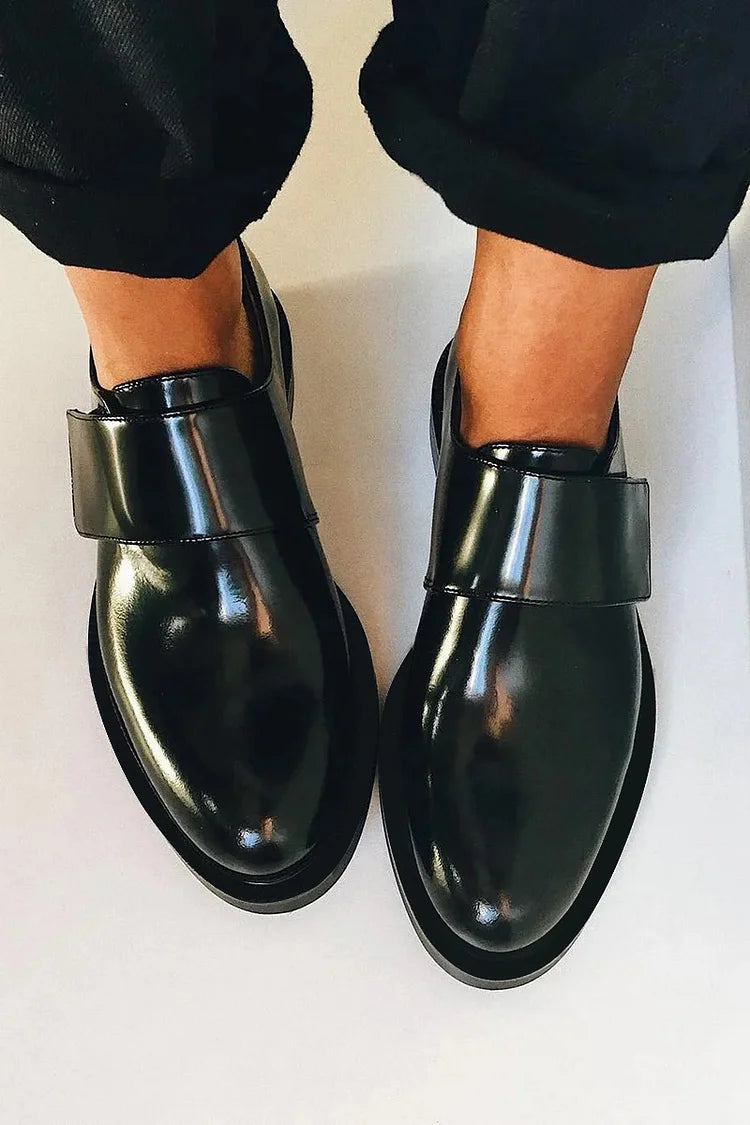 Iris | Błyszczące Loafersy