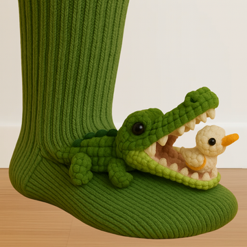 Krokodyl | Wesołe skarpetki zwierzęce – rozwesel swój dzień