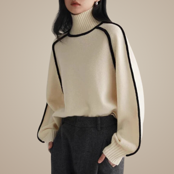 Emily | Sweter z Golfem