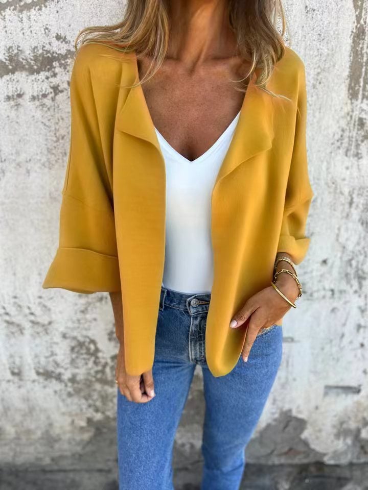 Marielle | Sweter Rozpinany Zamszowy