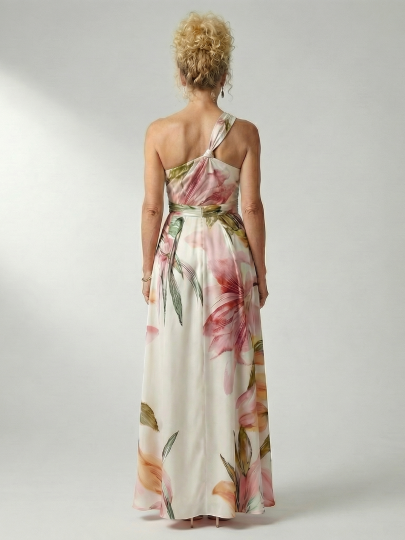 Amiel | Lekka sukienka maxi w kwiaty