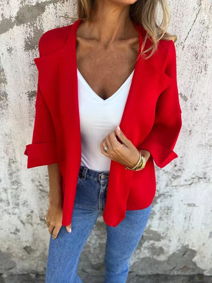 Marielle | Sweter Rozpinany Zamszowy