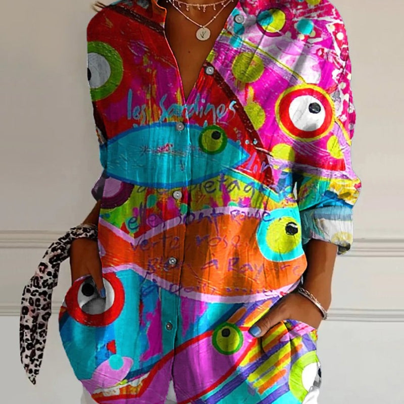 Diane | Elegancka Artystyczna Bluzka