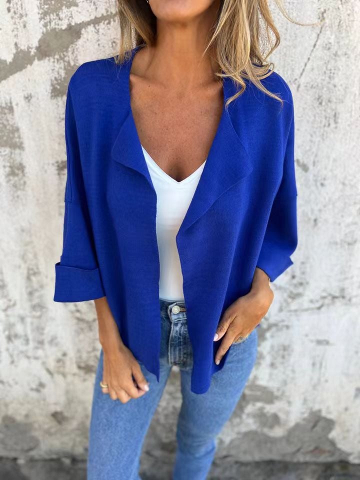 Marielle | Sweter Rozpinany Zamszowy