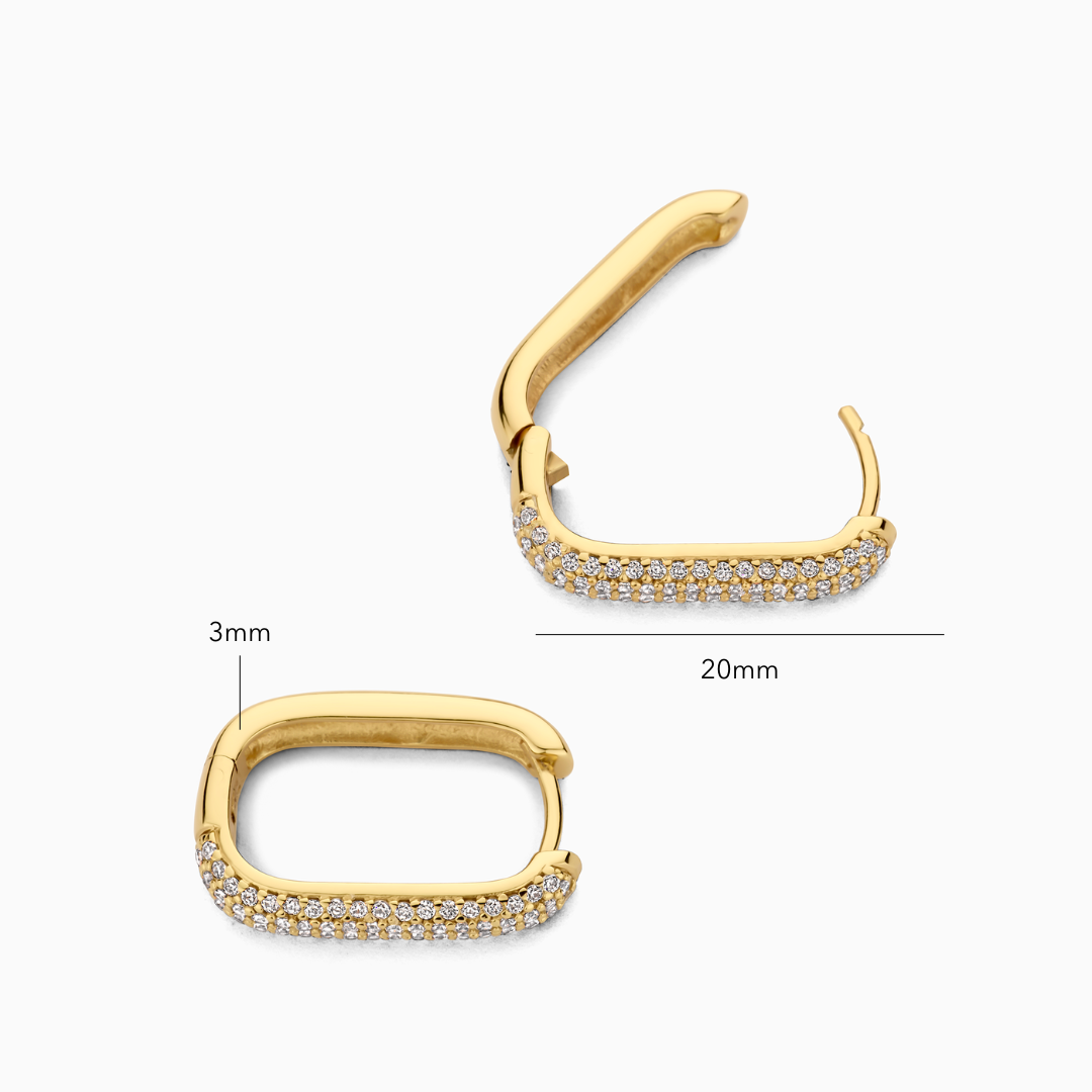 Arizaleth | Kolczyki 18K Złoto