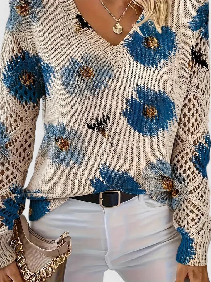 Aurélie | Sweter Kwiatowy
