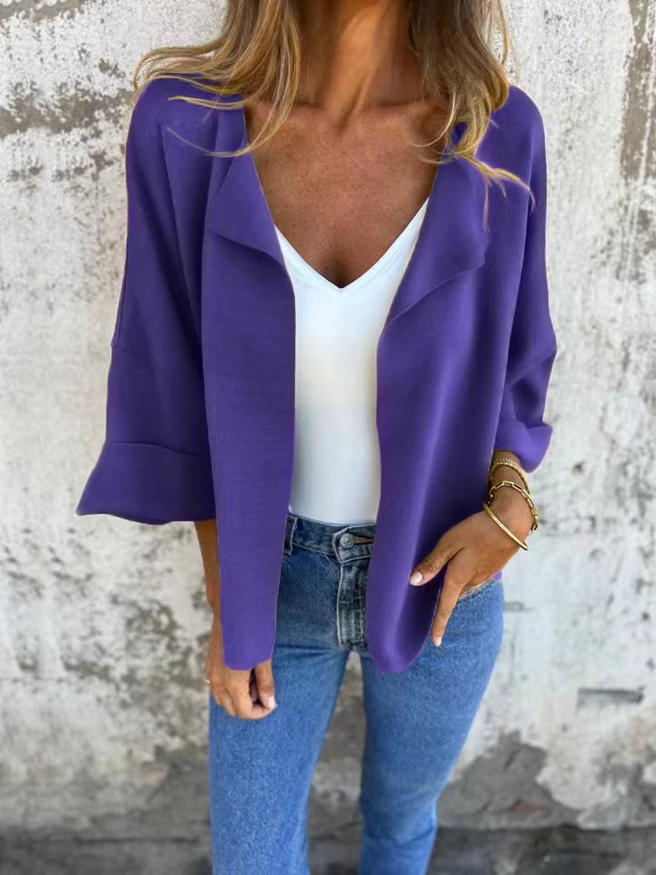 Marielle | Sweter Rozpinany Zamszowy
