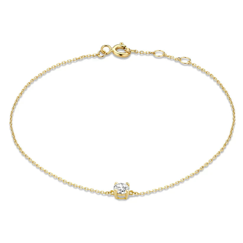 Dalynette | Bransoletka Moissanit 14K