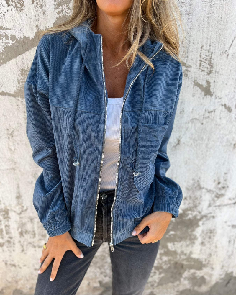 Ella | Wygodny Vest z Kapturem