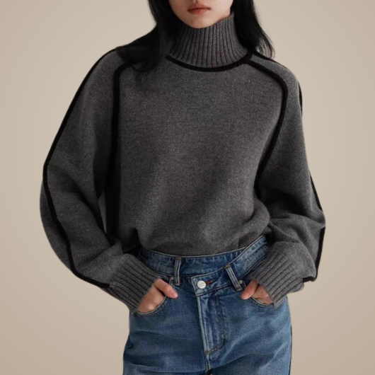 Emily | Sweter z Golfem