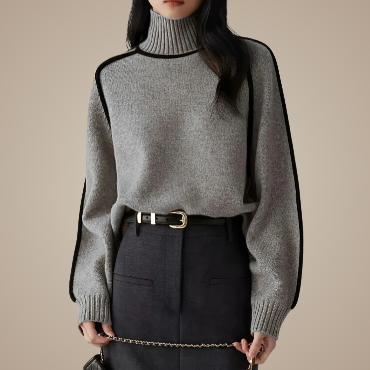 Emily | Sweter z Golfem