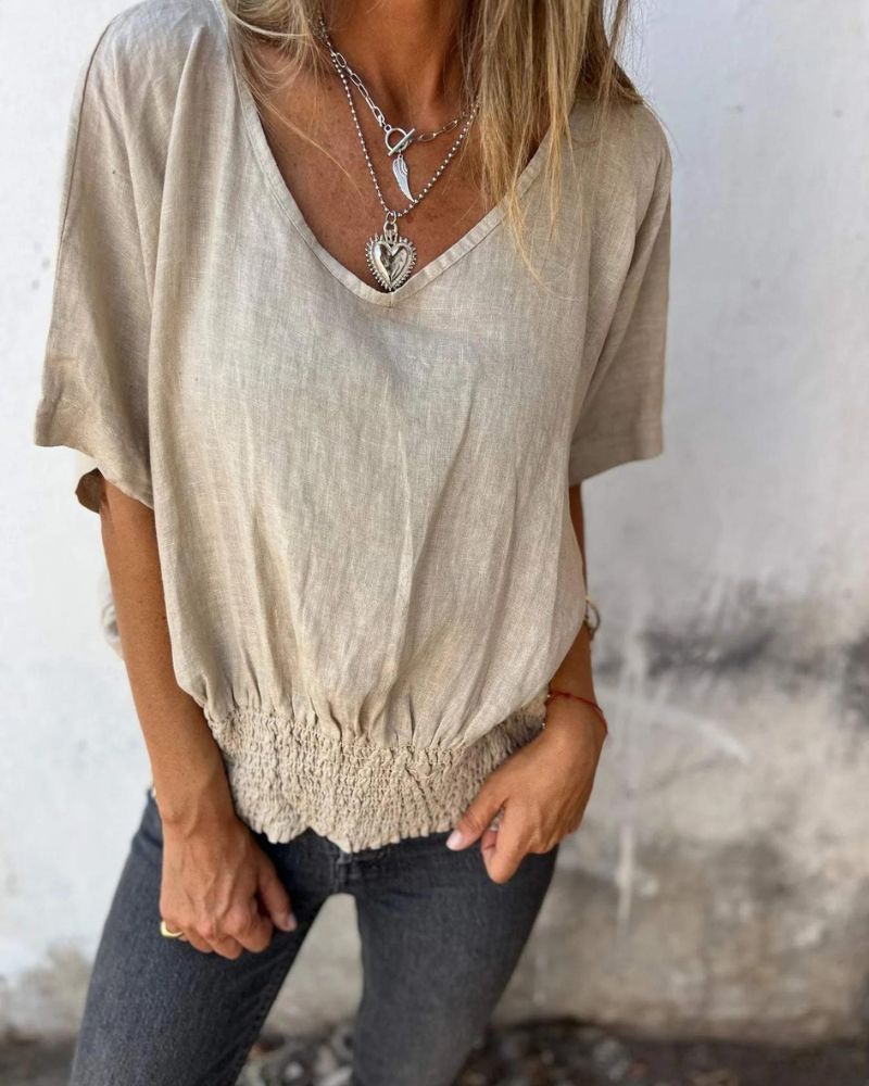 Jenny | Luźny Letni Top