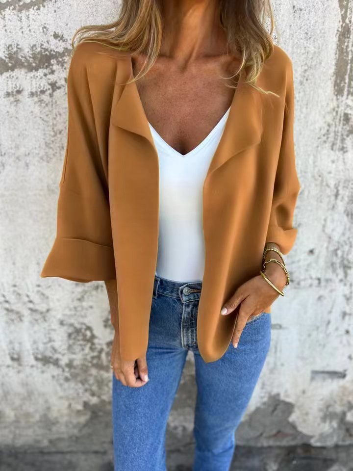 Marielle | Sweter Rozpinany Zamszowy