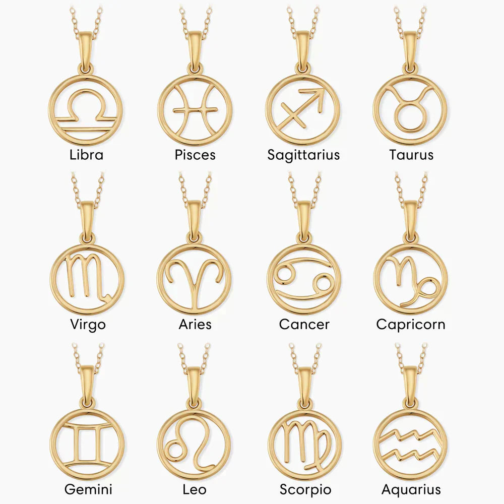 Rosalyette | Naszyjnik Zodiak 18K